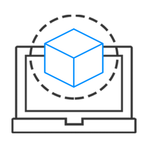 design icon dark blue